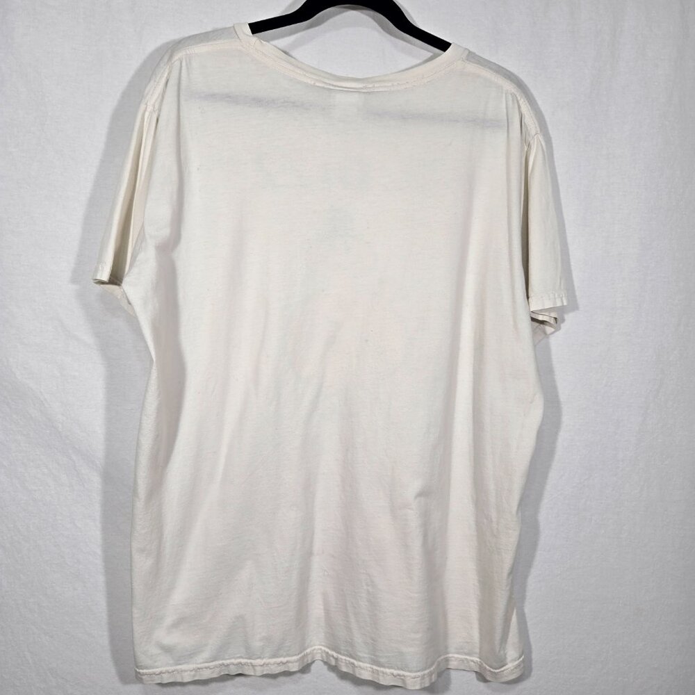 RARE Vintage 90's GILDAN Y2K Ice Cream Carton Skateboard WHITE T-Shirt Size L. - Picture 6 of 17